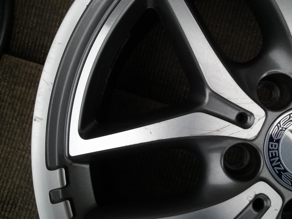 1x Alufelge 17 Zoll 7.5" 5x112 52,5ET Glanz Grau Mercedes-Benz W246 Rim Wheel FEL2673382398at
