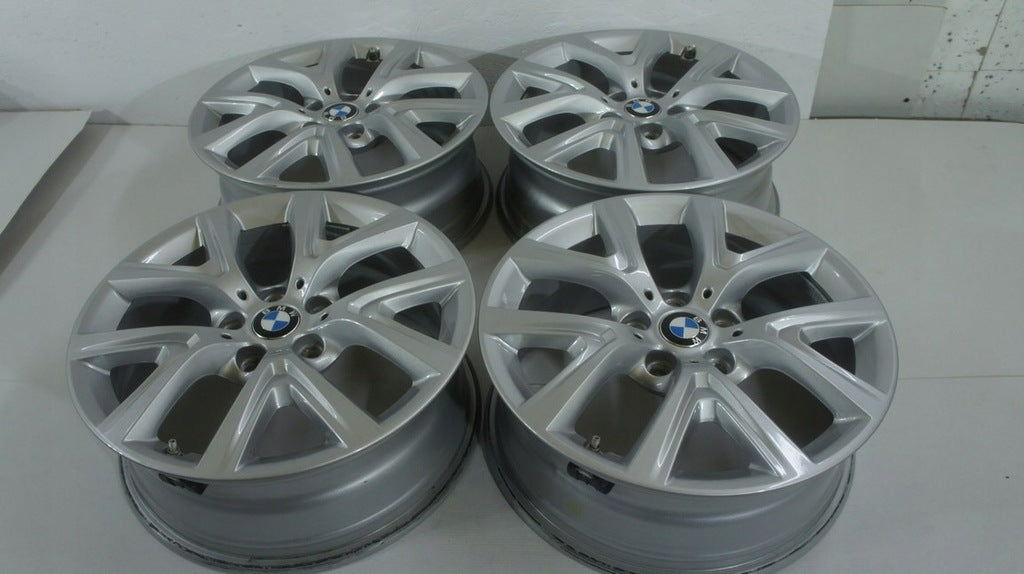 4x Alufelge 17 Zoll 6.5" 5x112 39ET Glanz Silber 6856076 BMW Rim Wheel FEL5745085621bx