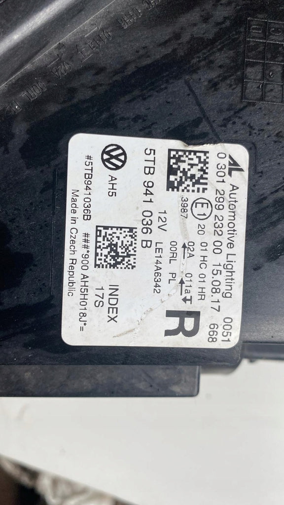 Frontscheinwerfer VW Touran 5TB941036B Full LED Rechts Scheinwerfer Headlight