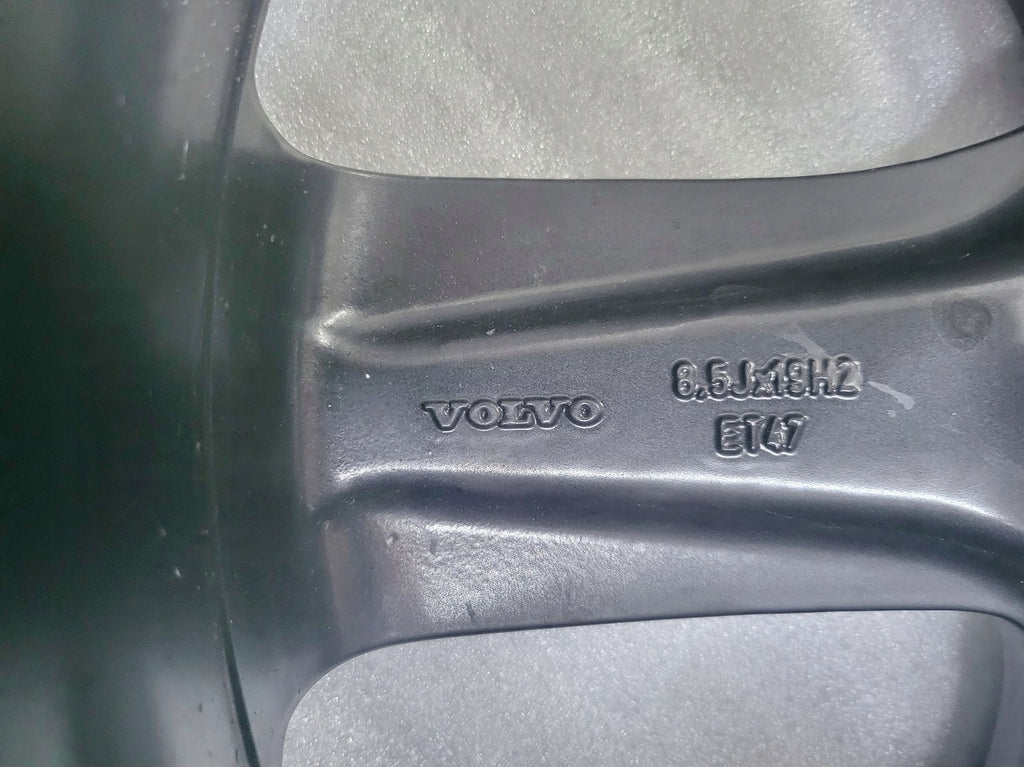 1x Alufelge 19 Zoll 8.5" 5x108 47ET Matt Schwarz 31471876 Volvo S60 S90 V90