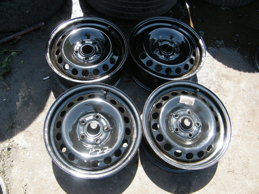 4x Alufelge 15 Zoll 6.0" 5x112 47ET Schwarz VW Caddy V Golf III Jetta VI Touran FEL5522837038jd