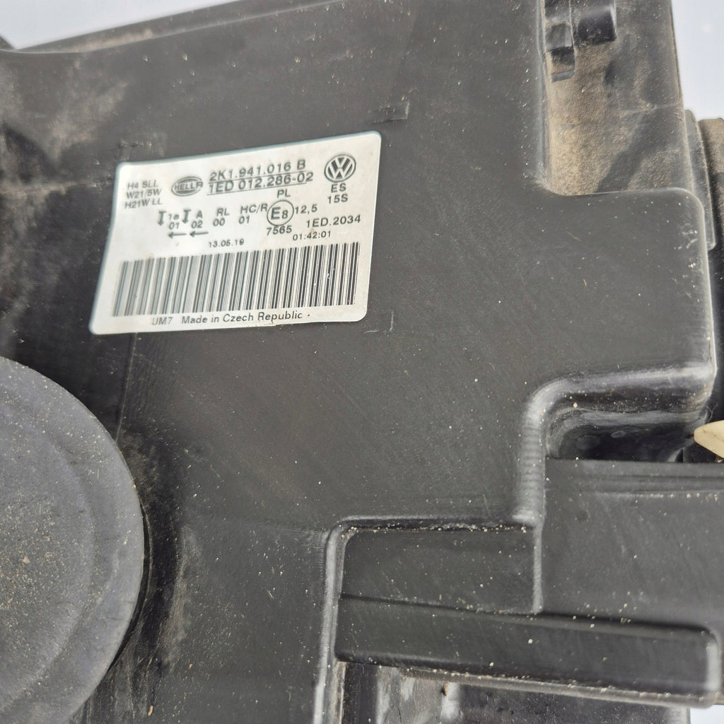 Frontscheinwerfer VW Caddy 2K1941016B Rechts Scheinwerfer Headlight SCH9424070232bv