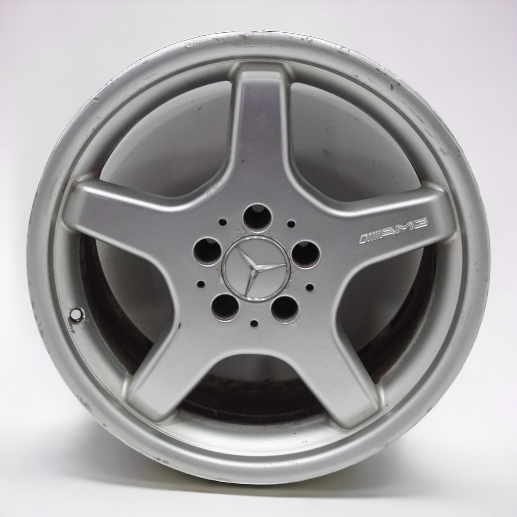 1x Alufelge 18 Zoll 9.5" 5x112 A2304012102 Mercedes-Benz Sl R230 Rim Wheel