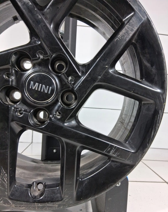 1x Alufelge 17 Zoll 5x112 47ET Glanz Schwarz 5A3E638 Mini Rim Wheel FEL1135199463ro