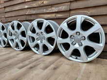 Laden Sie das Bild in den Galerie-Viewer, 4x Alufelge 17 Zoll 7.0" 5x112 37ET Glanz Silber 8R0601025E Audi Q5 Rim Wheel FEL2934433260uv