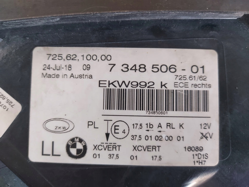 Frontscheinwerfer BMW F01 F02 7348506-01 Rechts Scheinwerfer Headlight SCH6886281830gz