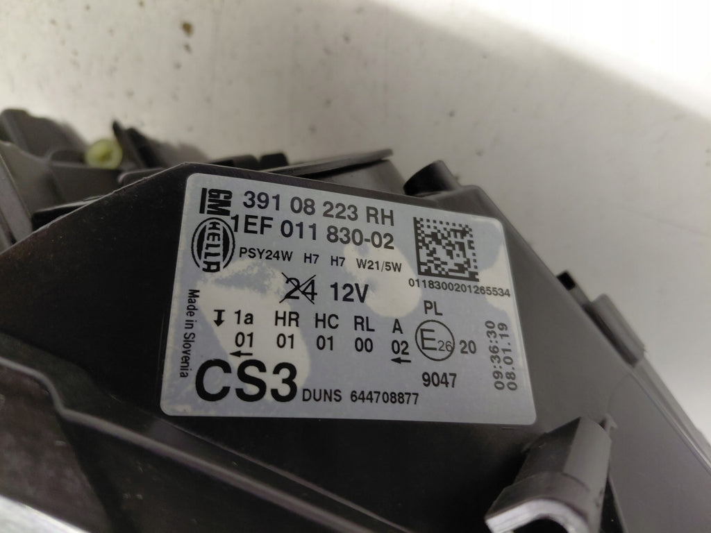 Frontscheinwerfer Opel Corsa E 39108223 1EF011830-02 Rechts Headlight SCH9033554383ub