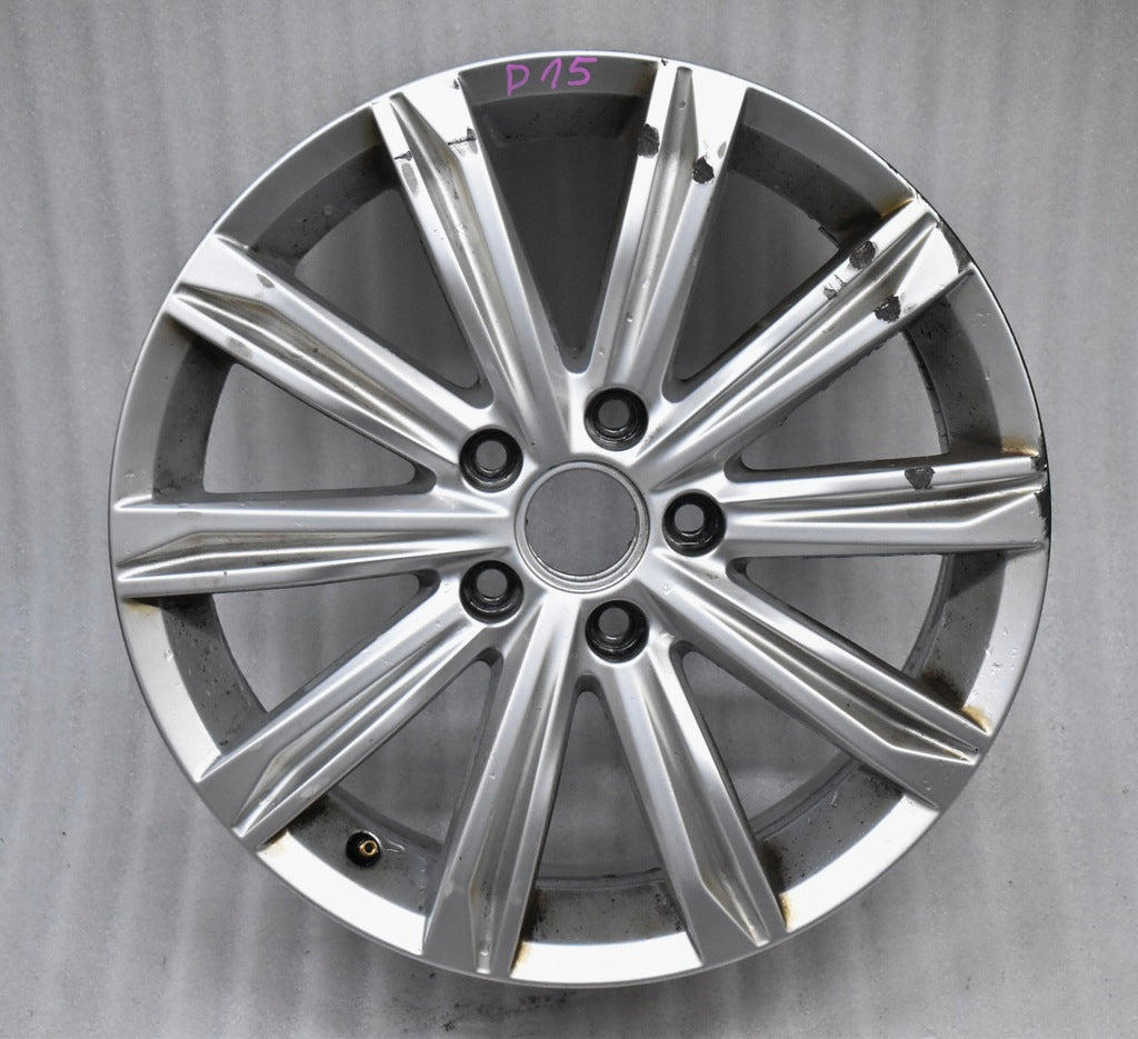 1x Alufelge 17 Zoll 6.5" 5x112 52ET Glanz Silber 5TA601025D VW Touran Rim Wheel FEL1147990228ru