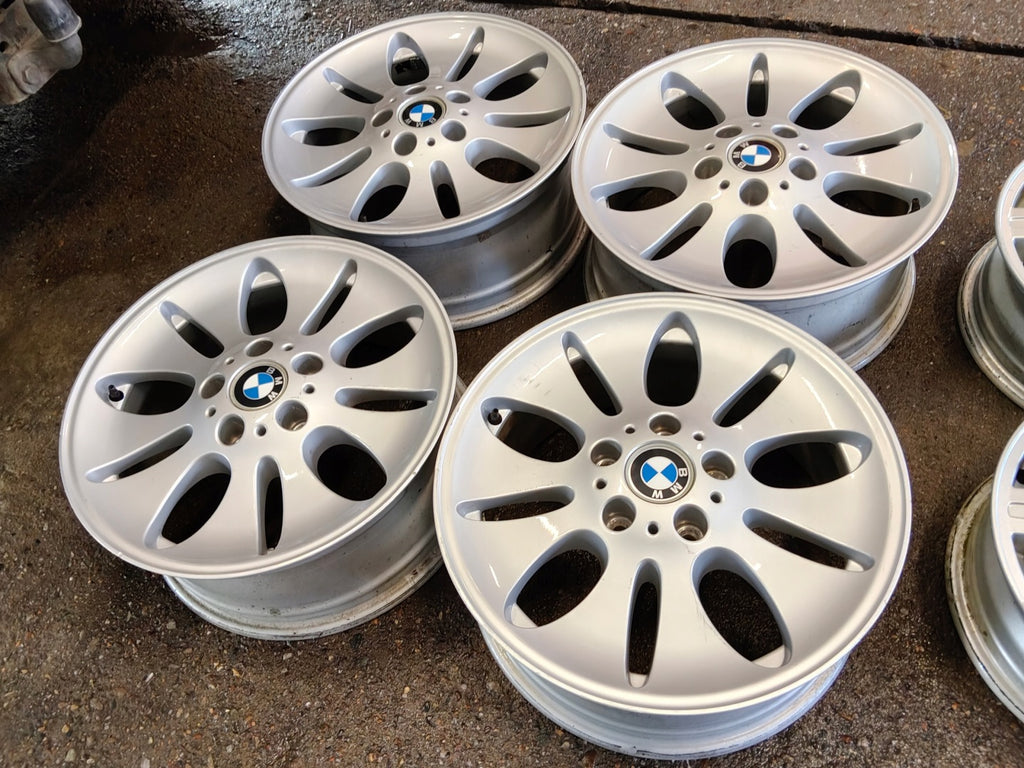 4x Alufelge 17 Zoll 7.5" 5x120 40ET Glanz Silber 10961586 BMW Rim Wheel FEL8227434452yz