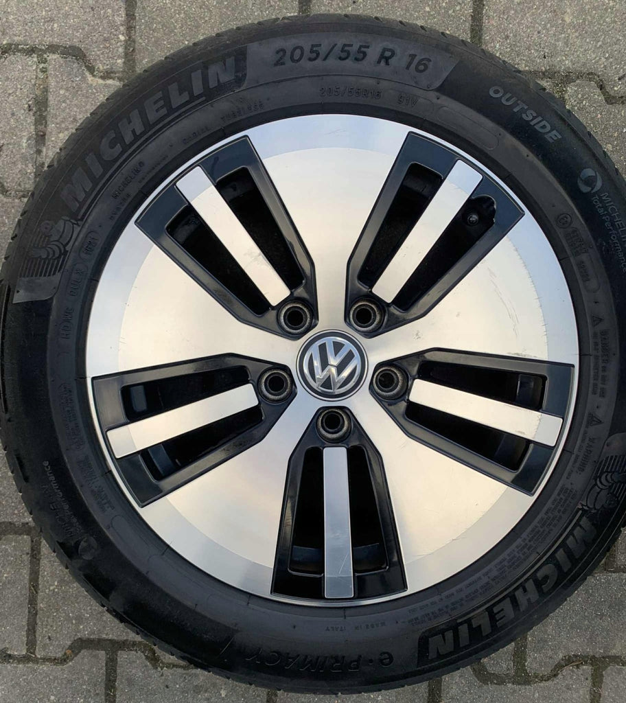 1x Alufelge 16 Zoll 6.5" 5x112 5GE601025 VW Golf Rim Wheel FEL9847841327tx