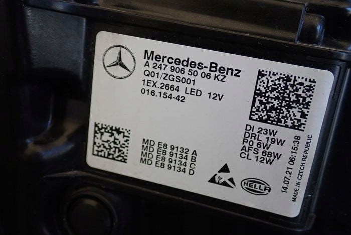 Frontscheinwerfer Mercedes-Benz W247 A2479065006 LED Rechts Headlight SCH8902999202bv