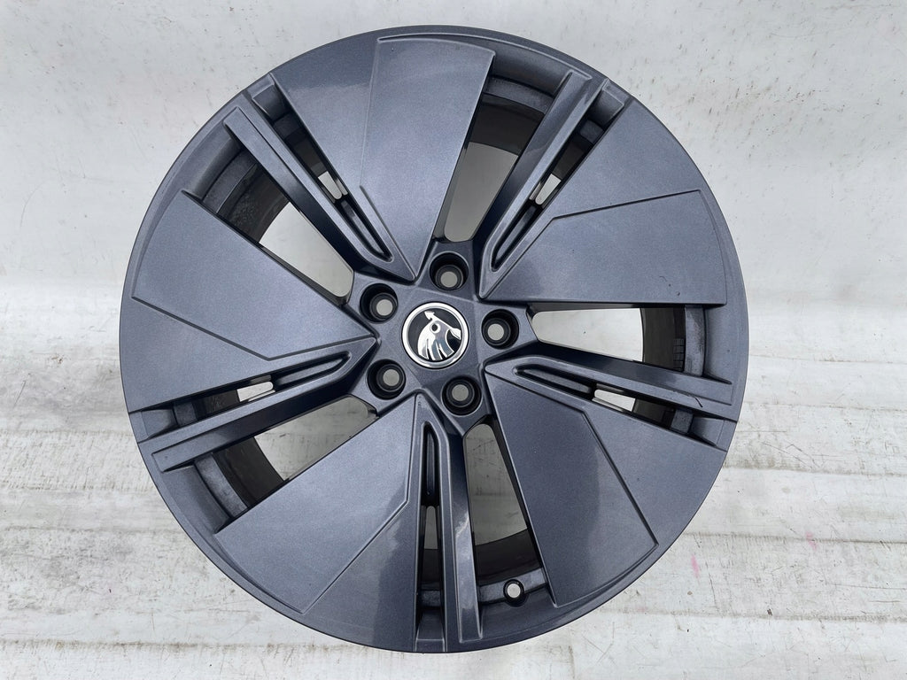 1x Alufelge 19 Zoll 8.0" 5x112 45ET Glanz Graphit 5LA601025A Mg Enyaq Iv