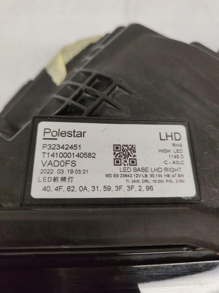 Frontscheinwerfer Polestar 32342451 Full LED Rechts Scheinwerfer Headlight