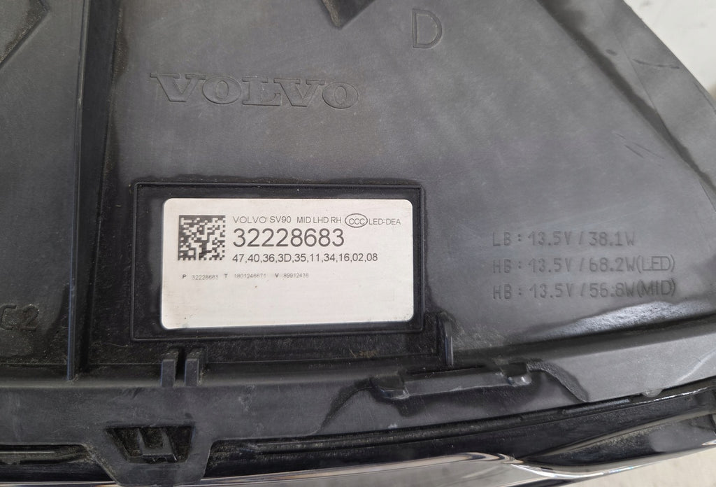 Frontscheinwerfer Volvo S90 V90 32228683 LED Rechts Scheinwerfer Headlight SCH3678807192wm