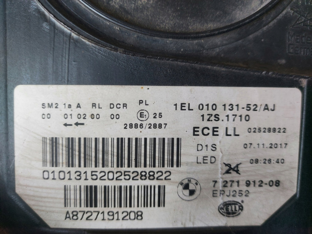 Frontscheinwerfer BMW F11 F10 7271912-08 Rechts Scheinwerfer Headlight SCH9552834153qa