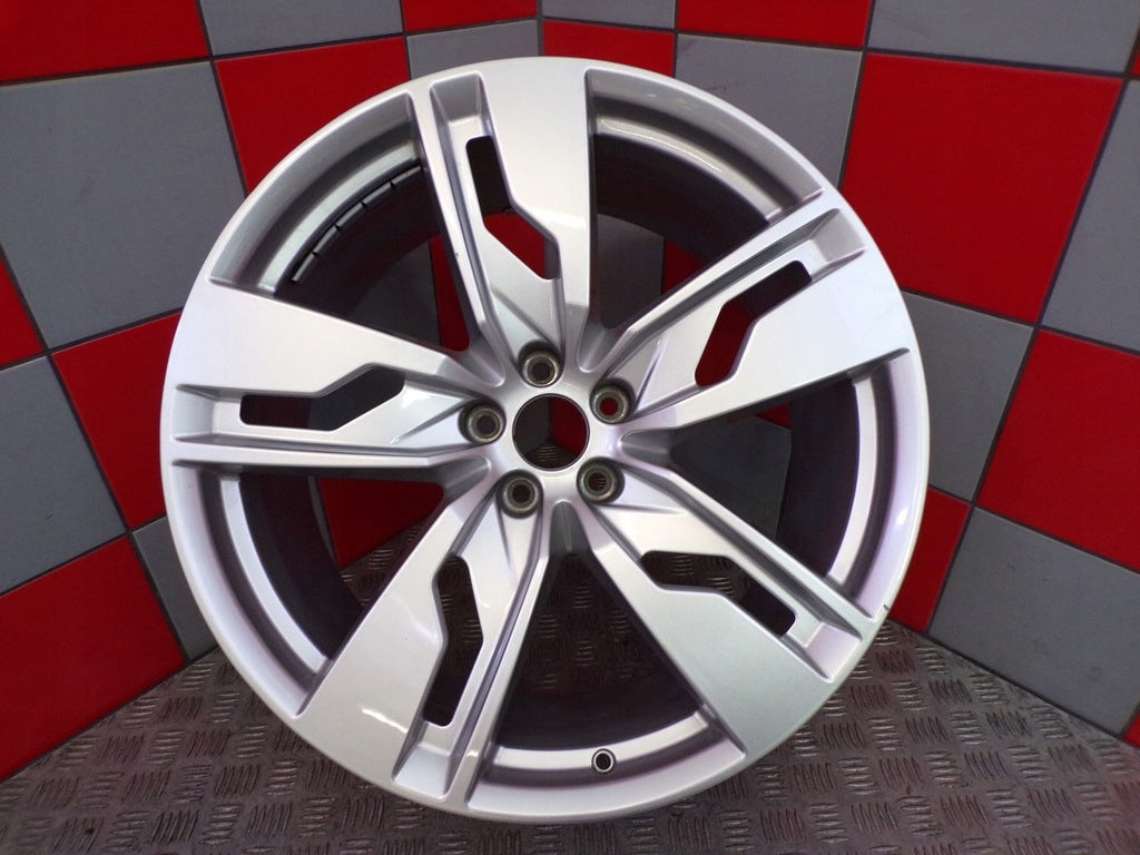 1x Alufelge 21 Zoll 9.5" 5x112 31ET Glanz Silber 4M0601025K Audi Q7 Rim Wheel FEL4052886065ly