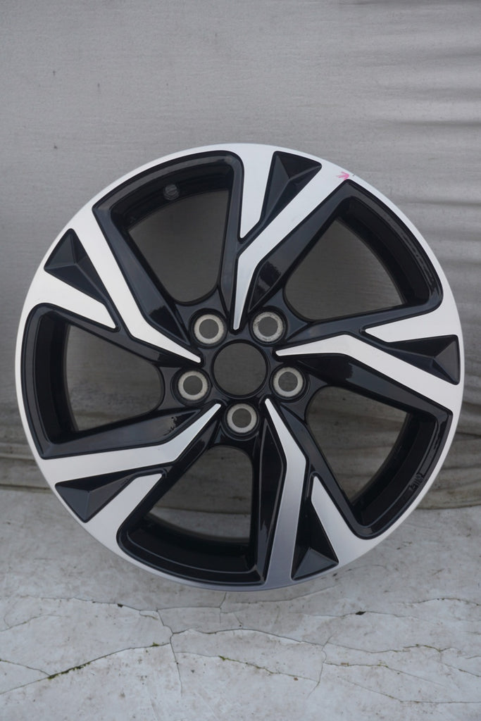 1x Alufelge 16 Zoll 6.0" 5x100 50ET Glanz Schwarz CMS1461-6 Toyota Yaris FEL7620614004tl
