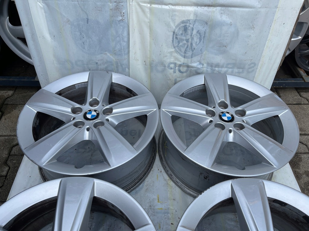 4x Alufelge 17 Zoll 7.5" 5x112 54ET Glanz Silber BMW6855087 BMW Rim Wheel FEL4687240391ea