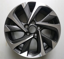 Load image into Gallery viewer, 1x Alufelge 17 Zoll 7.0" 5x114.3 50ET Glanz Schwarz 42611-02L90 Toyota Corolla FEL1378264028st