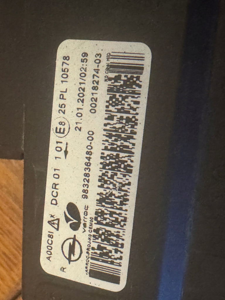 Frontscheinwerfer Opel Zafira Vivaro C 9832836480-00 Rechts Headlight SCH5072748778aj