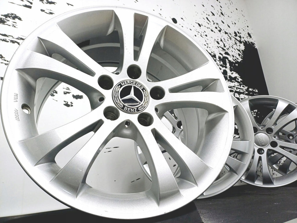 4x Alufelge 16 Zoll 7.5" 5x112 45ET Glanz Silber KBA48527 Audi I Rim Wheel FEL7364960284rc