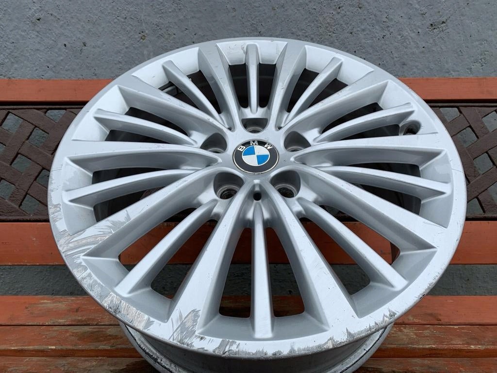 1x Alufelge 17 Zoll 7.5" 5x120 54ET Glanz Silber 6881440 BMW 2 F45 F46 Rim Wheel FEL8687931569ic