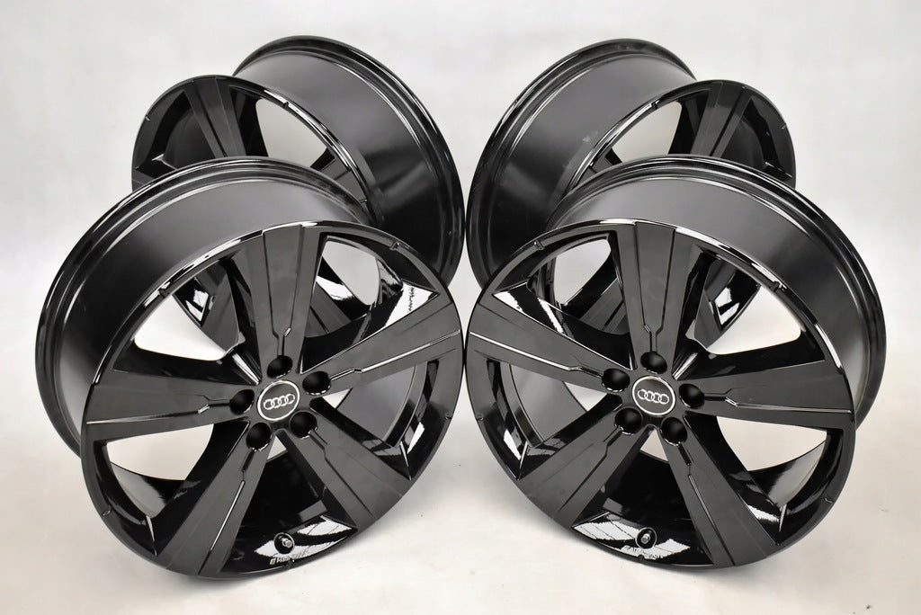 4x Alufelge 20 Zoll 8.0" 5x112 28ET Glanz Schwarz 4M0071490 Audi Rim Wheel FEL5309784949mh