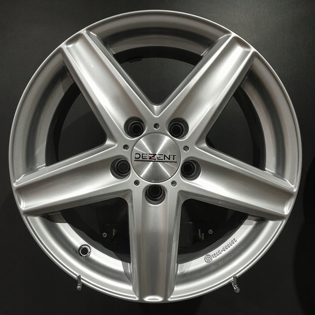 4x Alufelge 16 Zoll 6.5" 5x112 38ET 124R000602 Mercedes-Benz W176 W204 Rim Wheel FEL3862501270cm