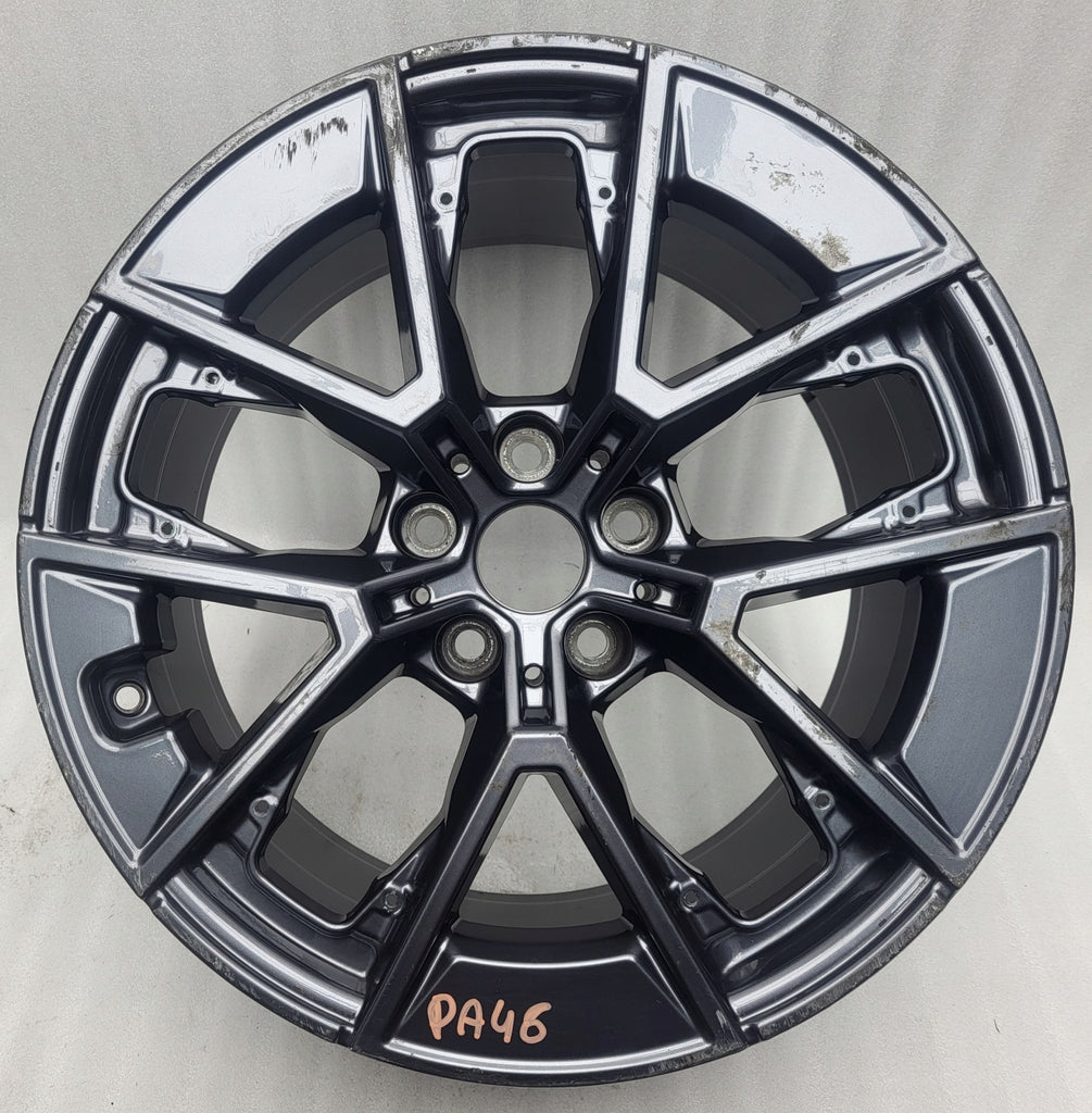 1x Alufelge 18 Zoll 9.0" 5x112 42ET Glanz Grau 6896774 BMW I4 G26 Rim Wheel FEL5197055336wg