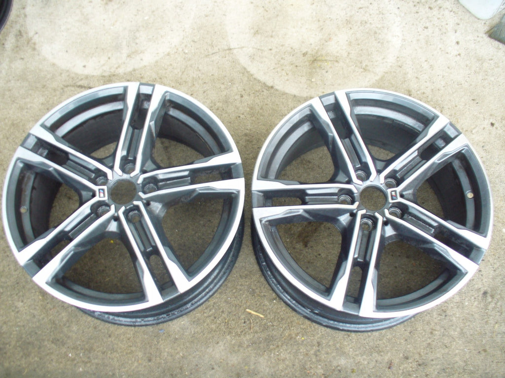 1x Alufelge 18 Zoll 8.0" 5x112 57ET Glanz Schwarz BMW 1 F40 Mg Rim Wheel FEL8211097023wj