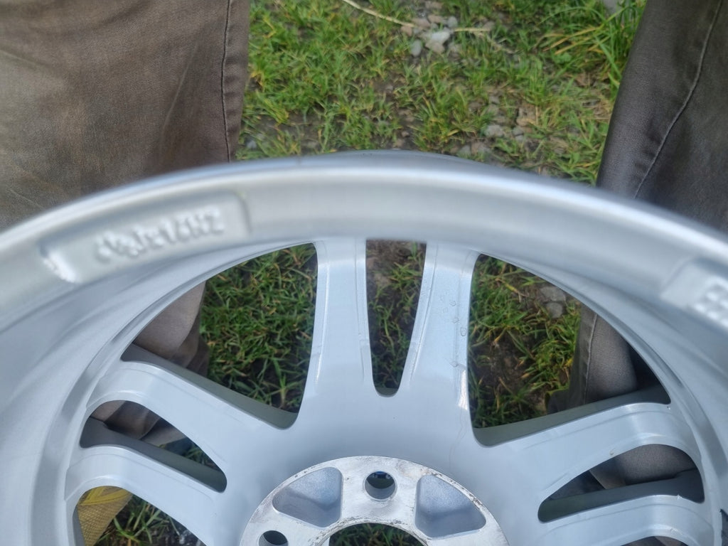4x Alufelge 16 Zoll 6.5" 5x112 22ET Glanz Silber KBA52618 BMW 3 Rim Wheel FEL6701295320ty