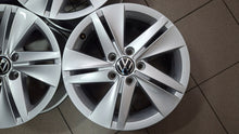 Load image into Gallery viewer, 4x Alufelge 16 Zoll 7.0" 5x112 48ET Glanz Silber 5H0601025 VW Golf VIII I FEL7745218643zb