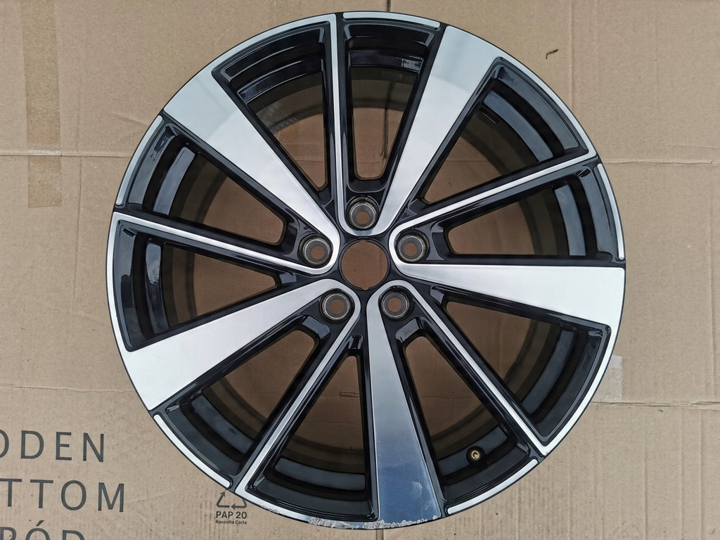 1x Alufelge 19 Zoll 8.0" 5x108 50ET Glanz Schwarz Polestar 1 Ii Rim Wheel