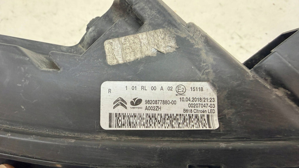 Frontscheinwerfer Citroën C3 I 9820877880 Rechts Scheinwerfer Headlight SCH2422843554lw