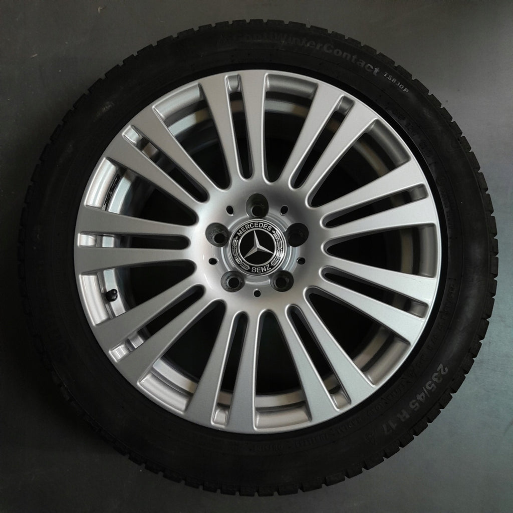 4x Alufelge 17 Zoll 7.5" 5x112 45ET Silber A2074010102 Mercedes-Benz Coupe C207 FEL9266517246nb