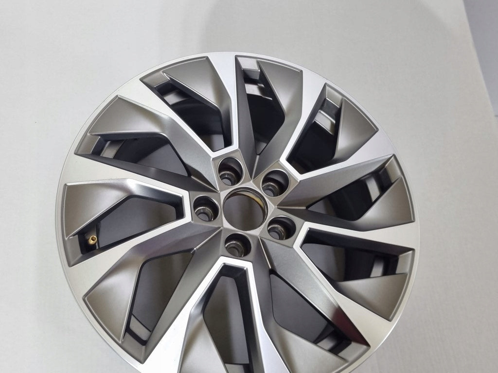 1x Alufelge 16 Zoll 7.0" 5x100 46ET 6V0601025B Skoda Fabia Iii Rim Wheel