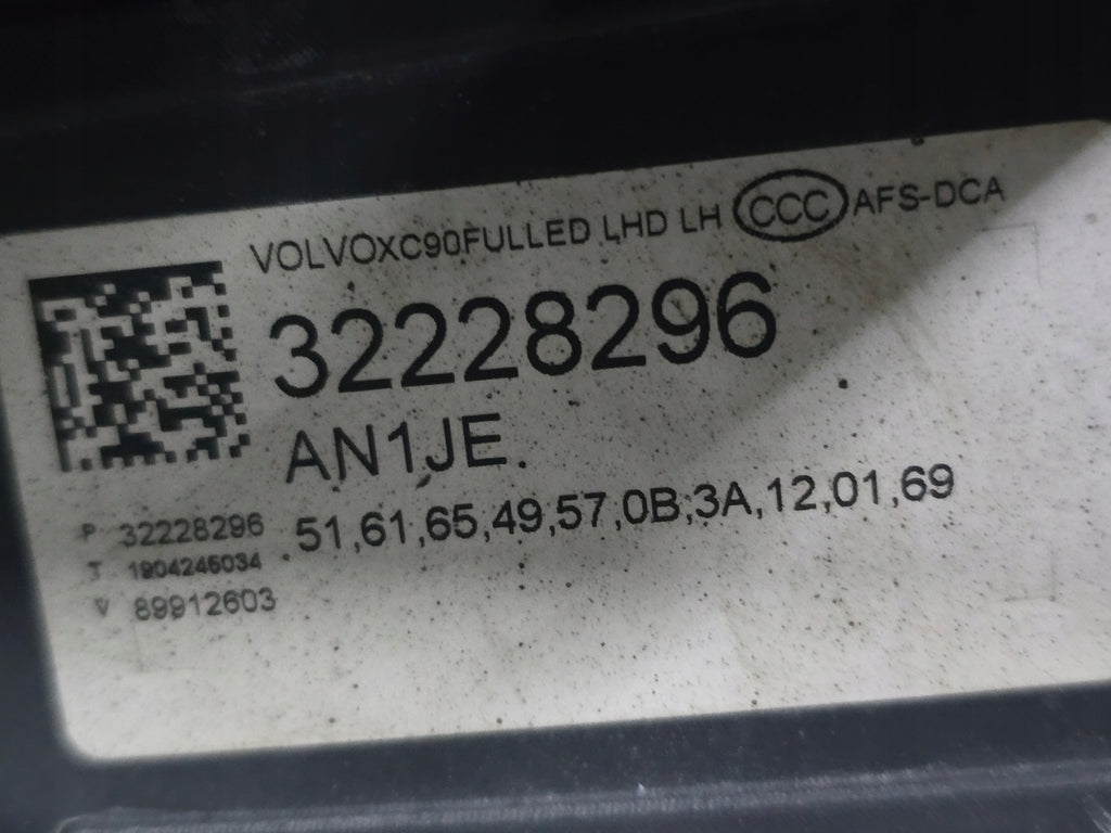 Frontscheinwerfer Volvo Xc90 32228296 Full LED Links Scheinwerfer Headlight