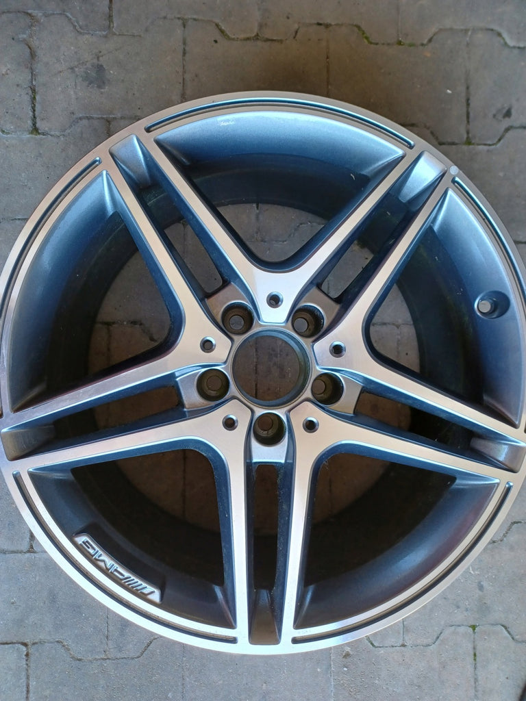 1x Alufelge 18 Zoll 9.0" 5x112 2044019502 Mercedes-Benz Amg Rim Wheel FEL1808959143he