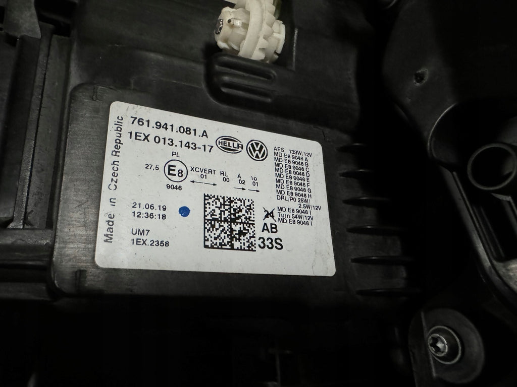 Frontscheinwerfer VW Touareg 761941081A Full LED Links Scheinwerfer Headlight