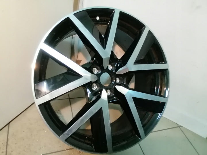 1x Alufelge 20 Zoll 9.0" 5x112 33ET 760601025R VW Rim Wheel FEL2333076891kl