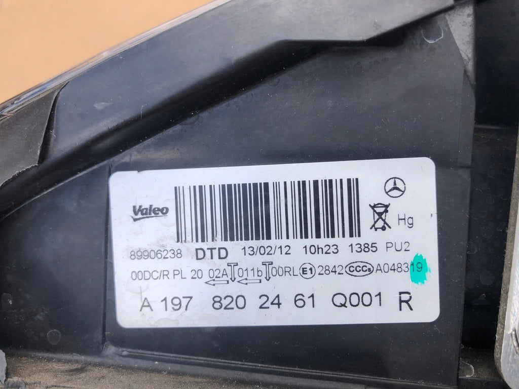 Frontscheinwerfer Mercedes-Benz Sls Amg A1978202461 Bi-Xenon Rechts Headlight