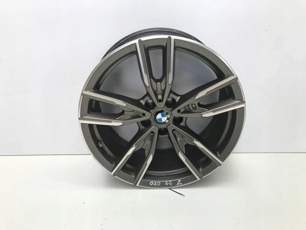 1x Alufelge 19 Zoll 8.0" 5x112 27ET Matt Grau 8089894 BMW 3 G21 G20 Rim Wheel FEL7979015105ow
