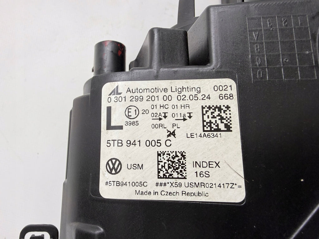 Frontscheinwerfer VW Touran 5TB941005C Links Scheinwerfer Headlight SCH2439763452cx