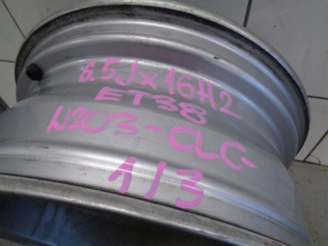 1x Alufelge 16 Zoll 6.5" 5x114.3 Glanz Silber WH24-65016 Mercedes-Benz W203 FEL7065402764re