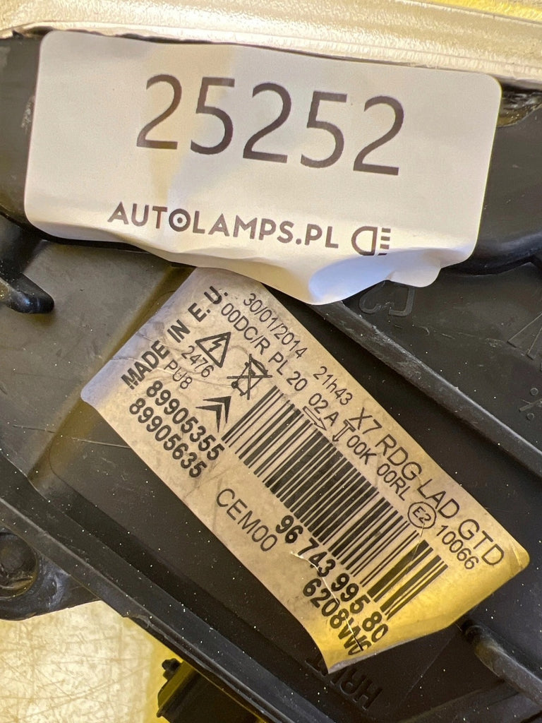 Frontscheinwerfer Citroën C5 III 9674399580 Xenon Links Scheinwerfer Headlight SCH9045669018hz