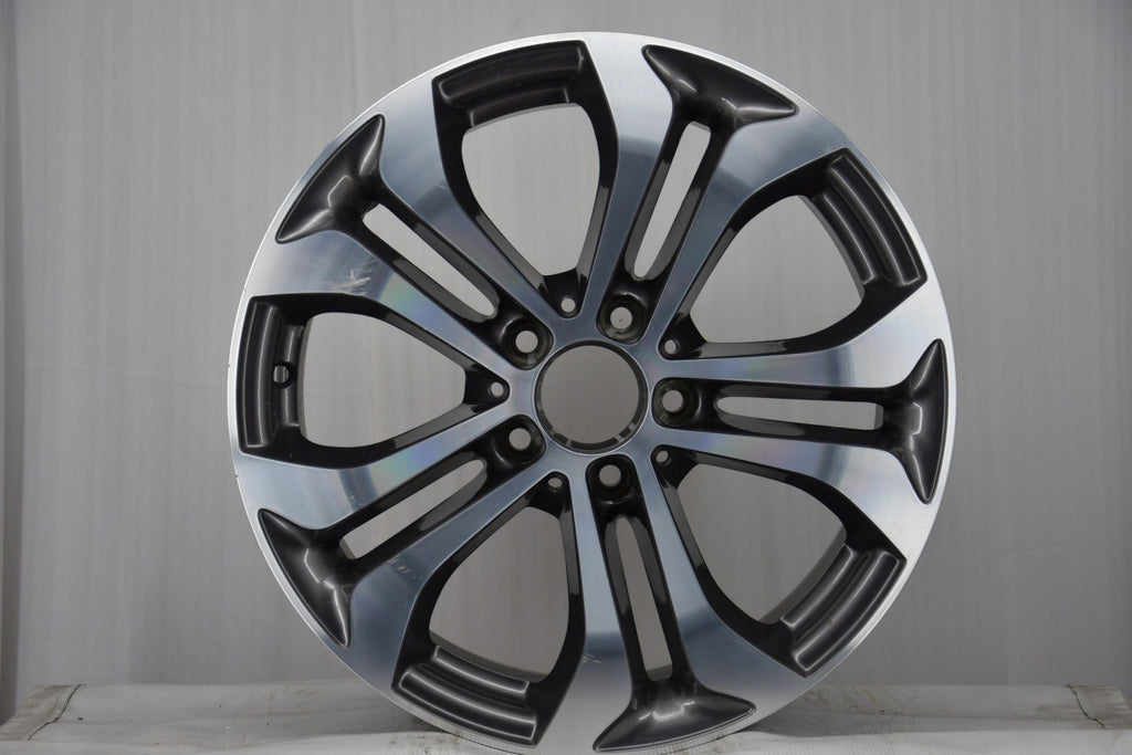 1x Alufelge 17 Zoll 7.5" 5x112 36ET Glanz Silber Mercedes-Benz Glc X253 Mg FEL1021617553hs
