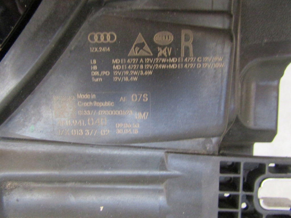 Frontscheinwerfer Audi A6 C8 4K0941040 LED Rechts Scheinwerfer Headlight SCH9604886428vg