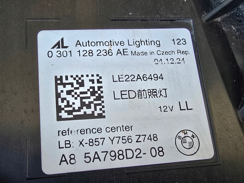 Frontscheinwerfer BMW 5 5A798D2-08 Full LED Rechts Scheinwerfer Headlight SCH3326066288ue