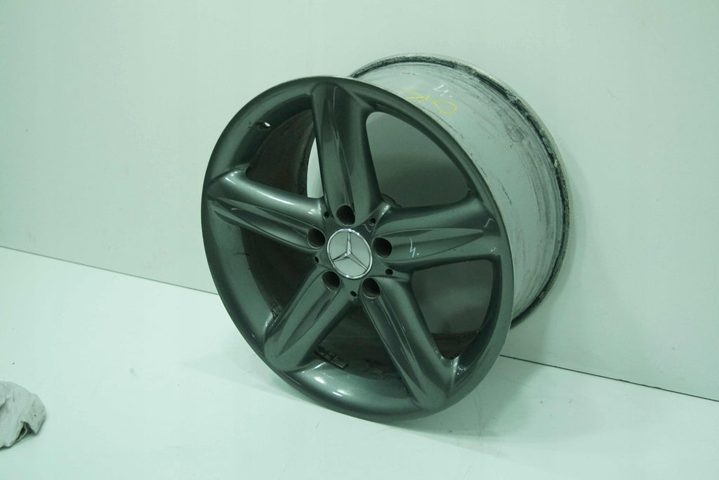 1x Alufelge 18 Zoll 9.5" 5x112 A2304010502 Mercedes-Benz Sl R230 Rim Wheel