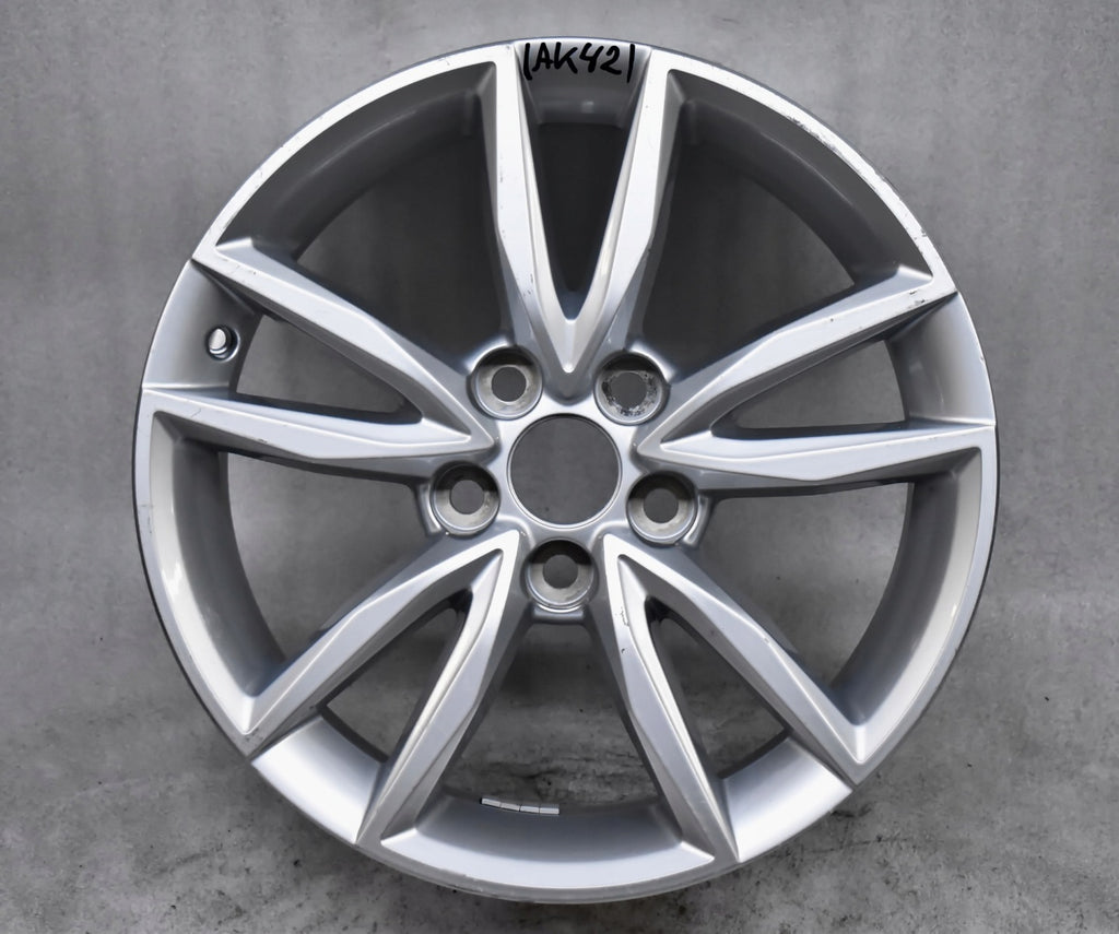 1x Alufelge 17 Zoll 7.0" 5x114.3 45ET Glanz Silber PW457-05001 Toyota Avensis FEL6634118117gp